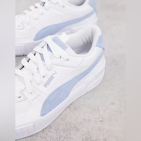Puma Cali Sport sneakers in white and blue - Picture 1 of 5